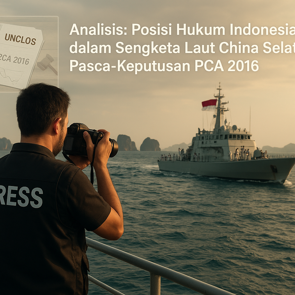 Analisis: Posisi Hukum Indonesia dalam Sengketa Laut China Selatan Pasca-Keputusan PCA 2016