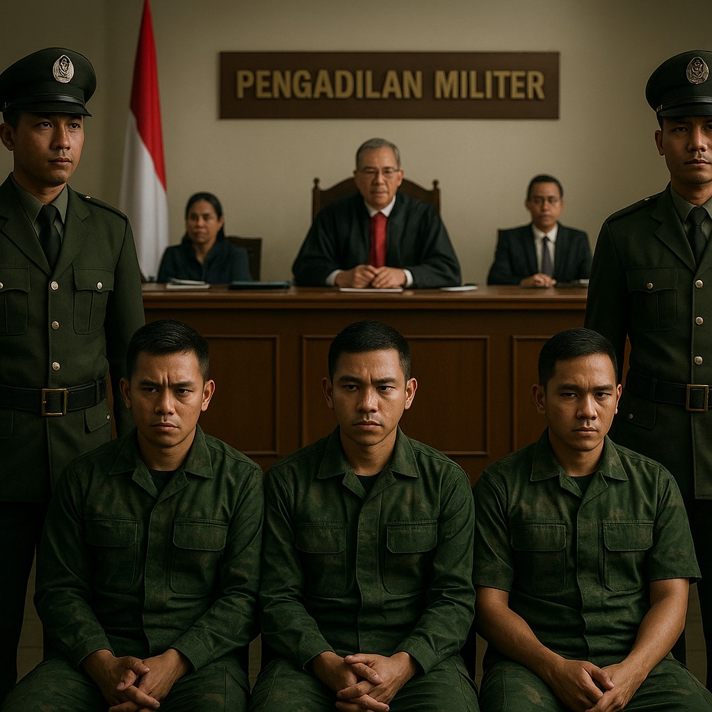Pengadilan Militer Adili Anggota TNI yang Terlibat Baku Tembak dengan Warga: Uji Etika Perang di Medan Konflik