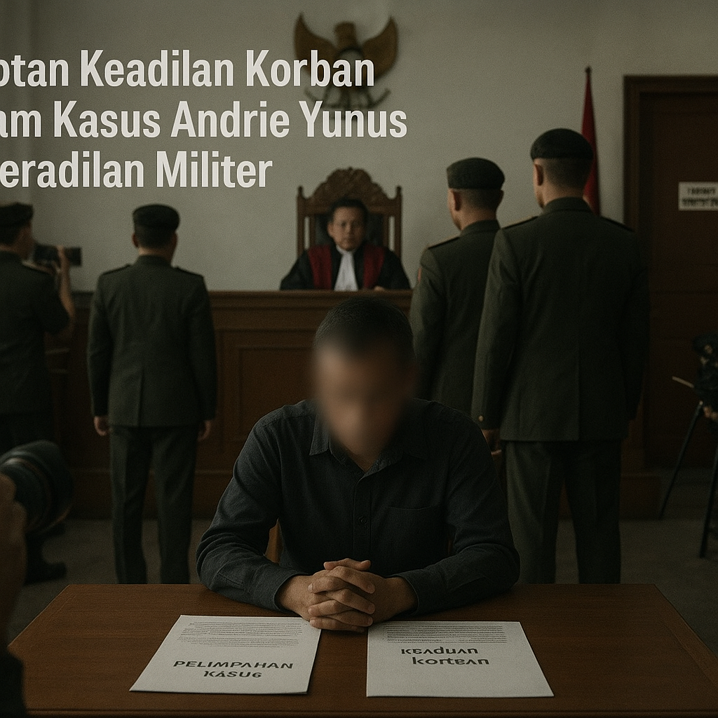 Sorotan Keadilan Korban dalam Kasus Andrie Yunus di Peradilan Militer