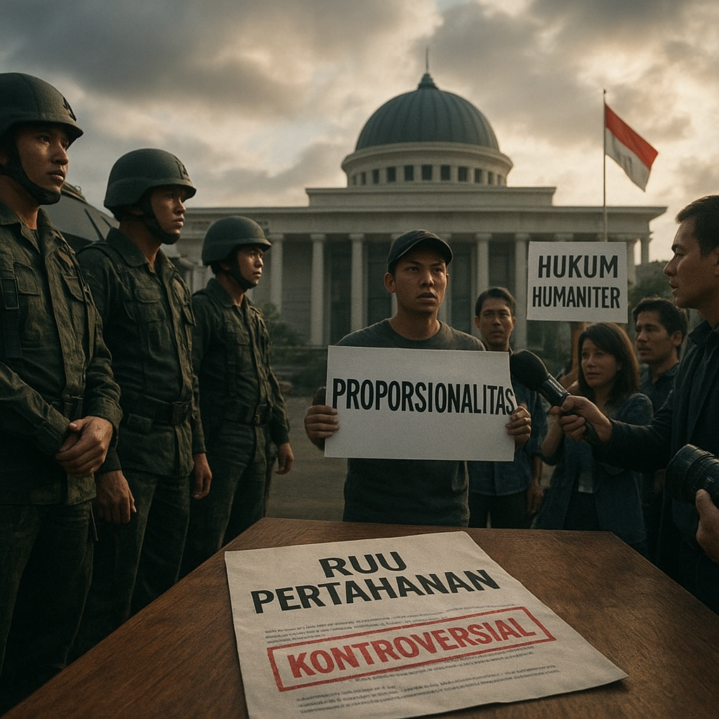 Kebijakan Keamanan Nasional vs Prinsip Hukum Humaniter: Analisis RUU Pertahanan Baru