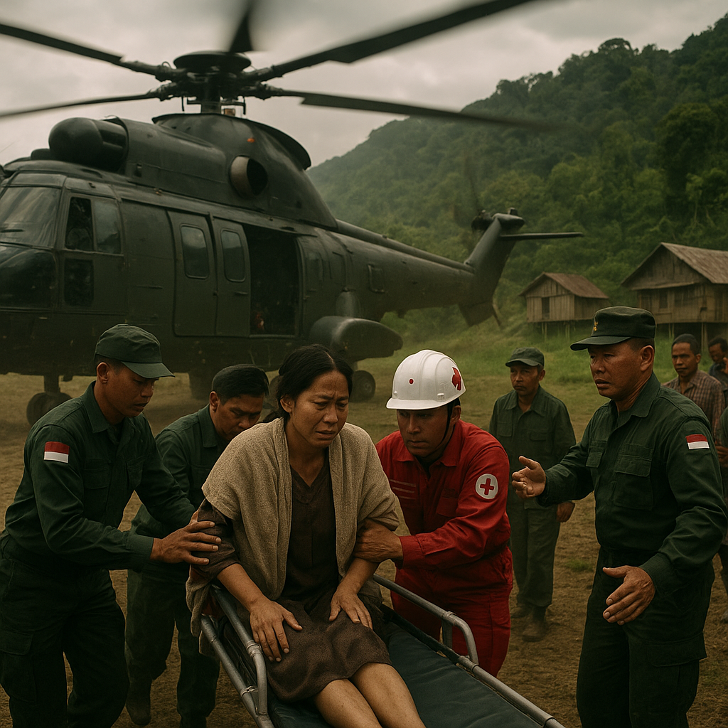 Pangkoops TNI Habema Perintahkan Evakuasi Udara Istri Korban OPM