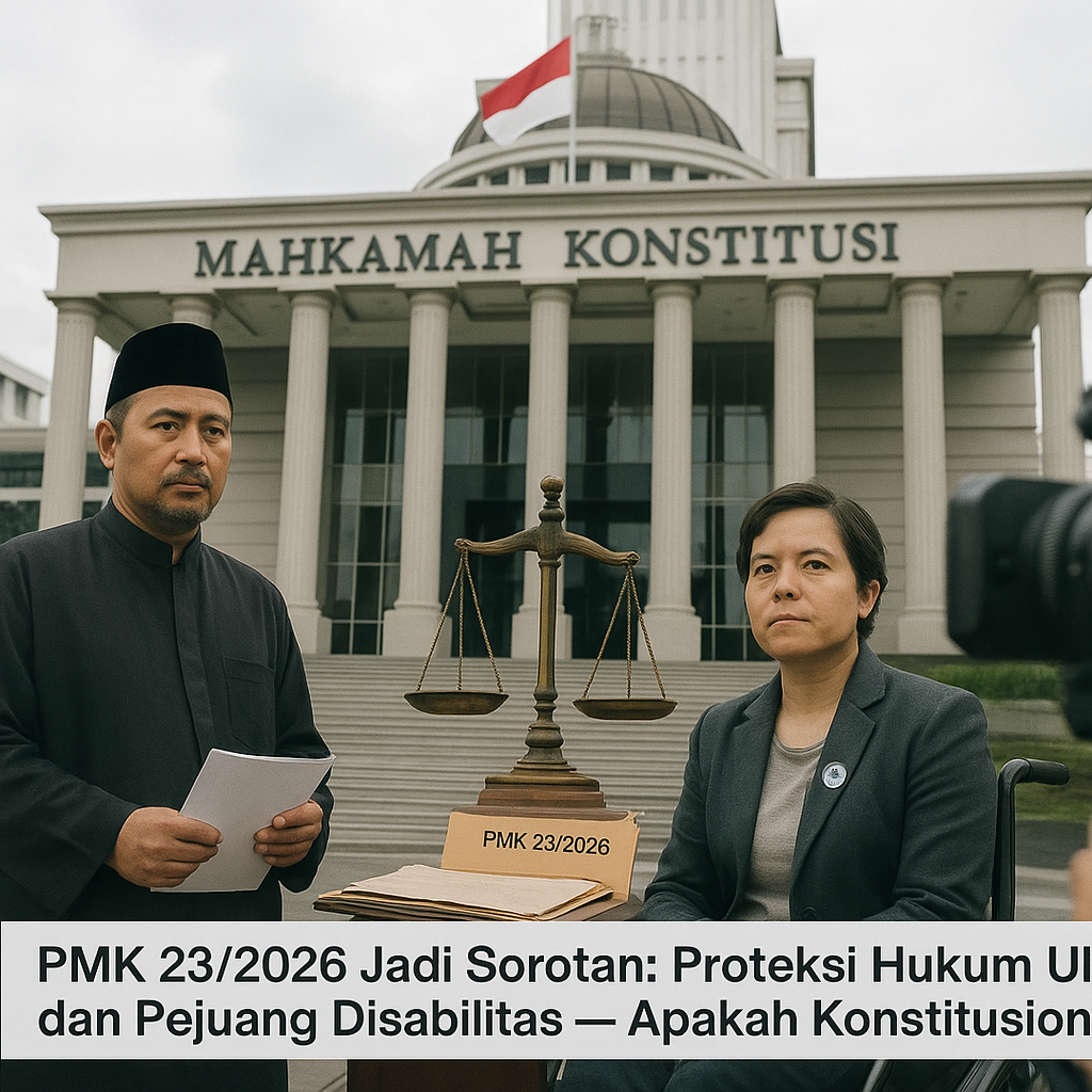 PMK 23/2026 Jadi Sorotan: Proteksi Hukum Ulama dan Pejuang Disabilitas Apakah Konstitusional?