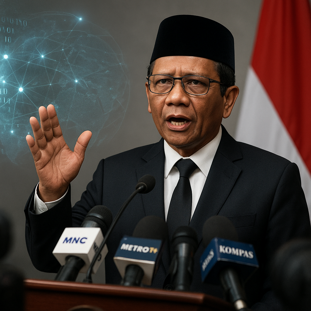 Wars in the 21st Century: Mahfud MD Tekankan Urgensi Penegakan Hukum Humaniter di Ruang Siber