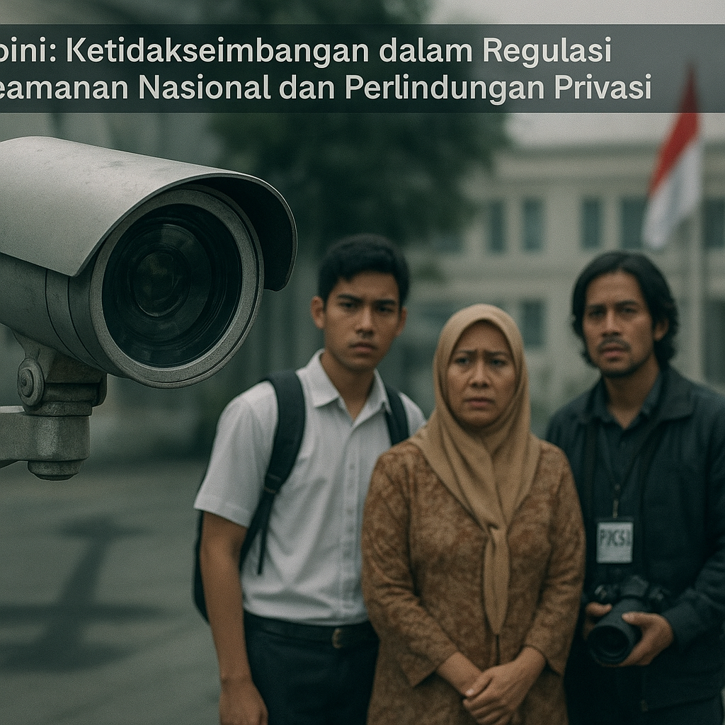 Opini: Ketidakseimbangan dalam Regulasi Keamanan Nasional dan Perlindungan Privasi