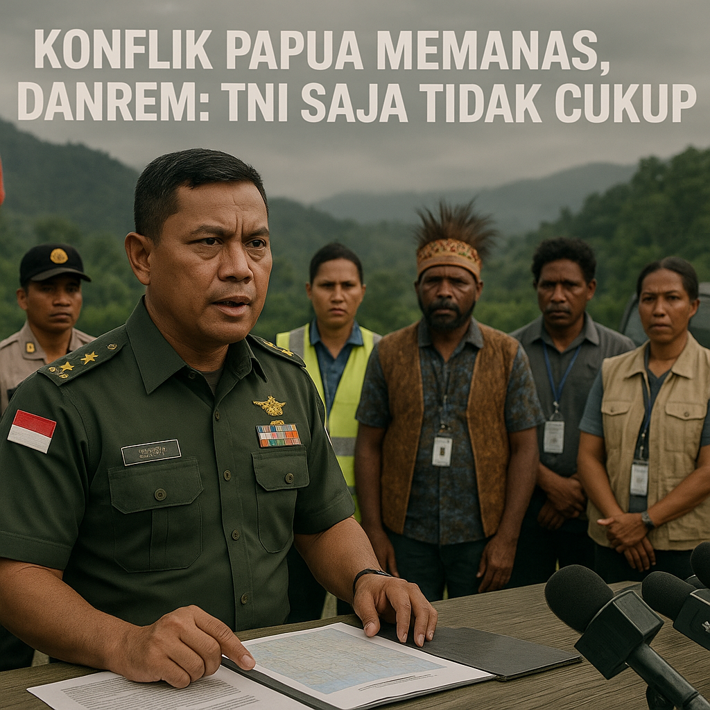 Konflik Papua Kembali Memanas, Panglima Sebut Penyelesaian Tak Cukup oleh TNI Saja