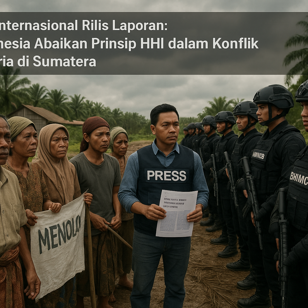 LSM Internasional Rilis Laporan: Indonesia Abaikan Prinsip HHI dalam Konflik Agraria di Sumatera