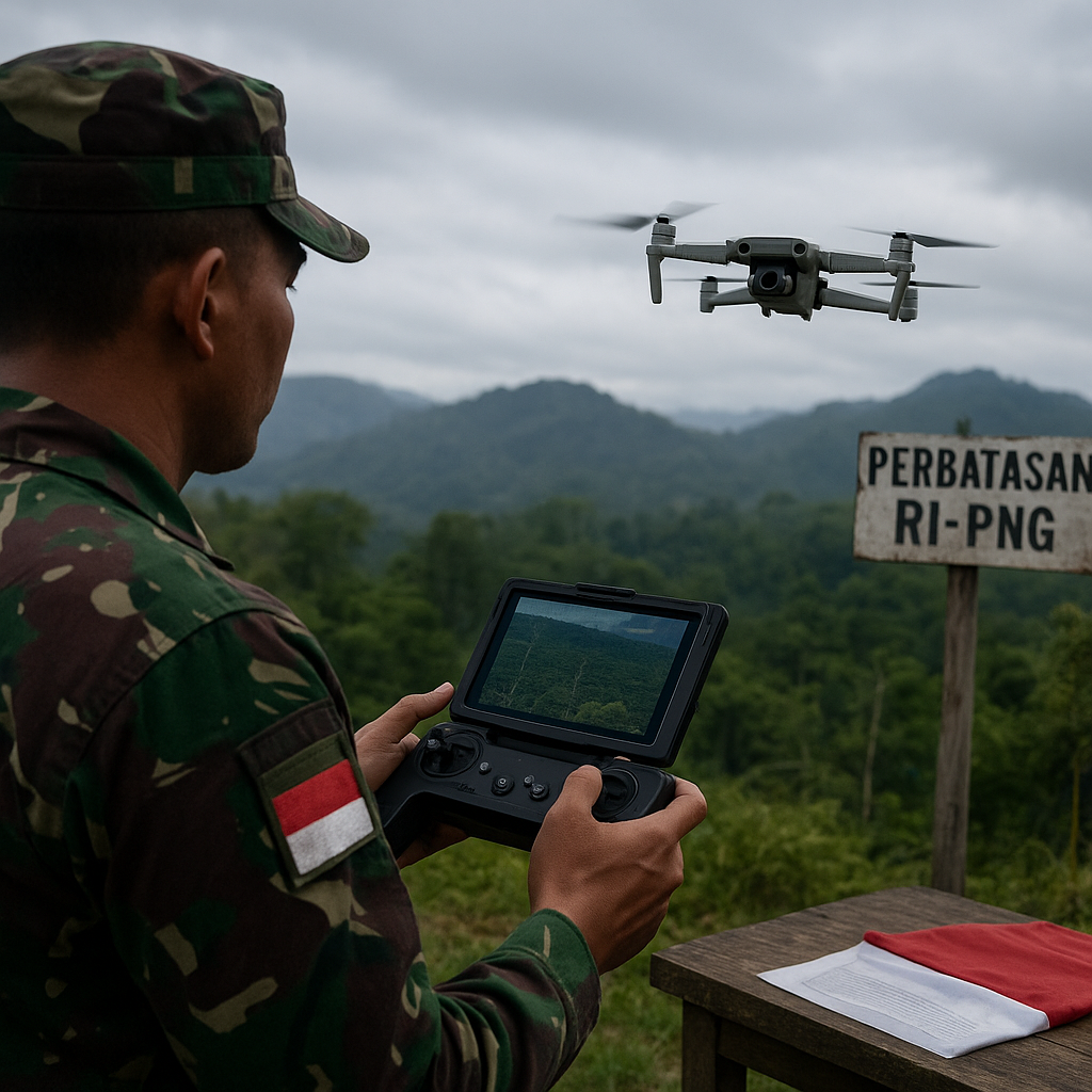 Analisis: Ketika Teknologi Drone Mengaburkan Batas Etika Perang di Perbatasan Indonesia