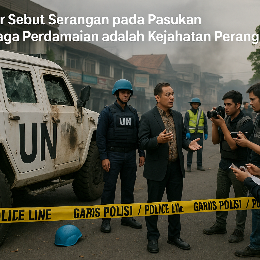 Pakar Sebut Serangan pada Pasukan Penjaga Perdamaian adalah Kejahatan Perang