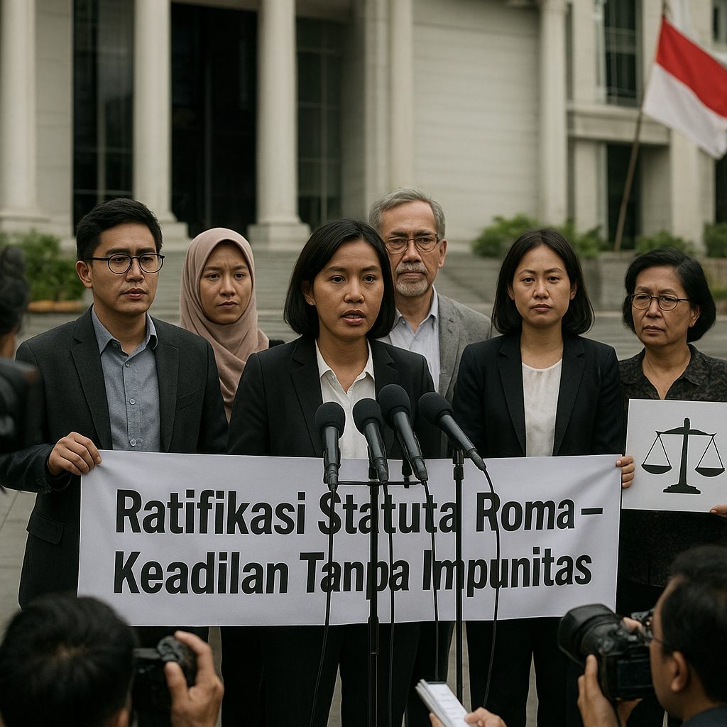 LSM Hukum Internasional Minta Indonesia Ratifikasi Statuta Roma: Demi Keadilan Tanpa Impunitas