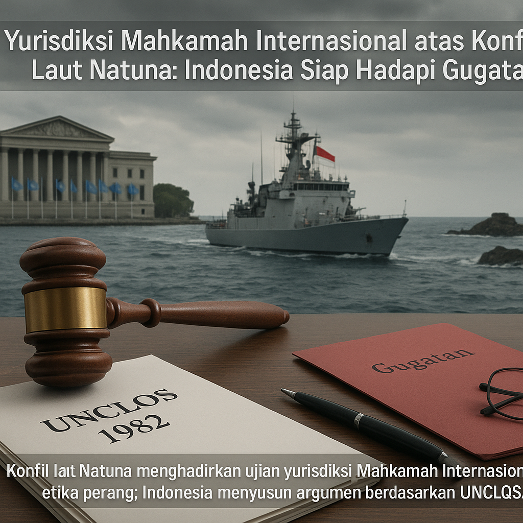 Yurisdiksi Mahkamah Internasional atas Konflik Laut Natuna: Indonesia Siap Hadapi Gugatan