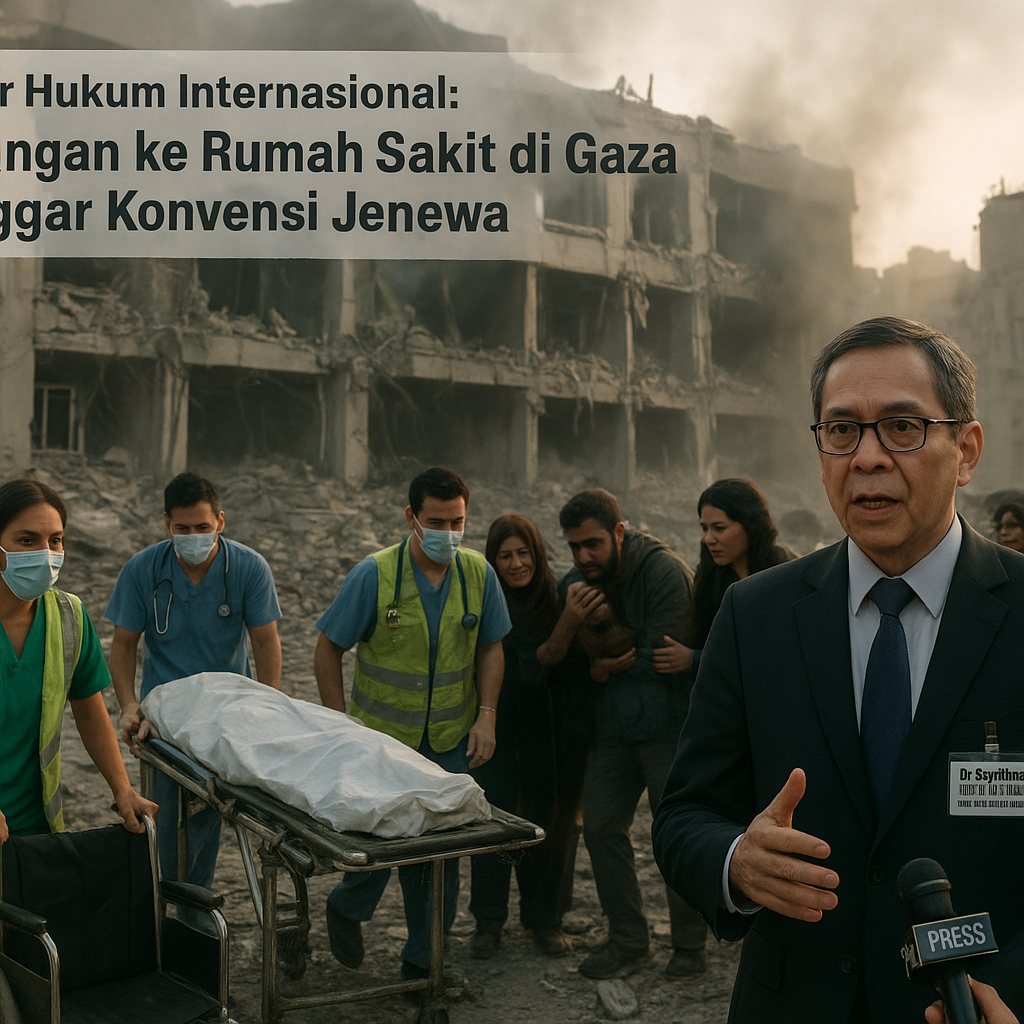 Pakar Hukum Internasional: Serangan ke Rumah Sakit di Gaza Langgar Konvensi Jenewa