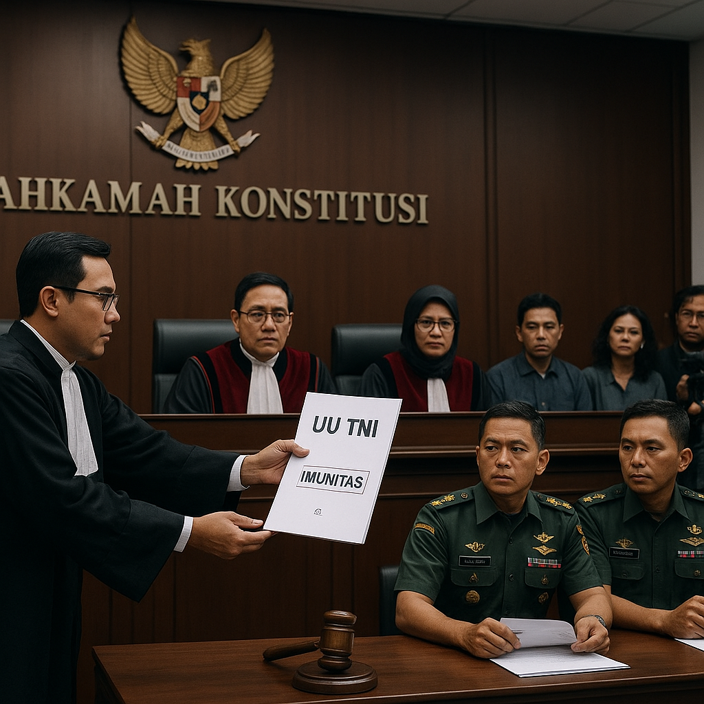 Sidang MK: Uji Materi UU TNI Terkait Operasi Militer