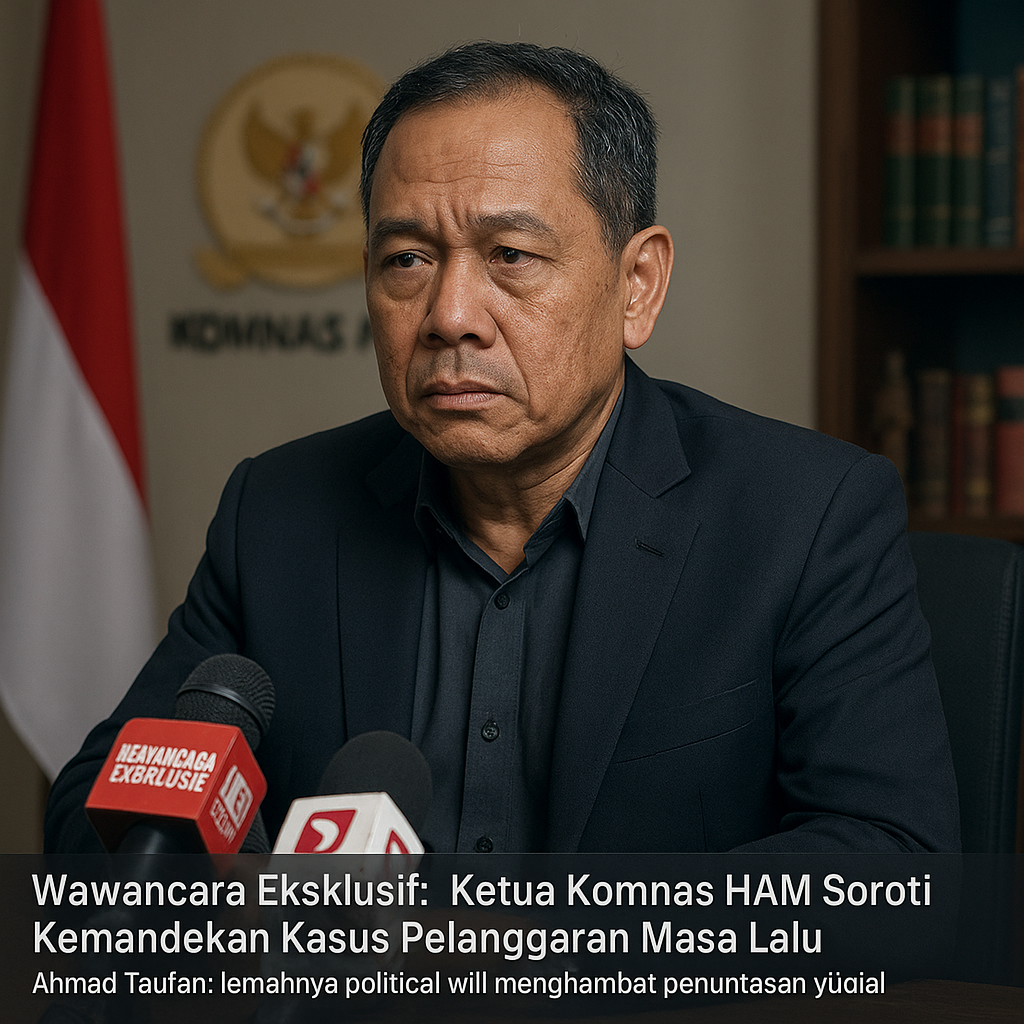 Wawancara Eksklusif: Ketua Komnas HAM Soroti Kemandekan Kasus Pelanggaran Masa Lalu