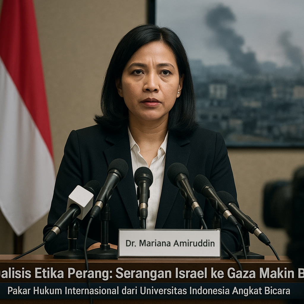 Analisis Etika Perang: Serangan Israel ke Gaza Makin Brutal, Pakar Hukum Internasional Indonesia Angkat Bicara