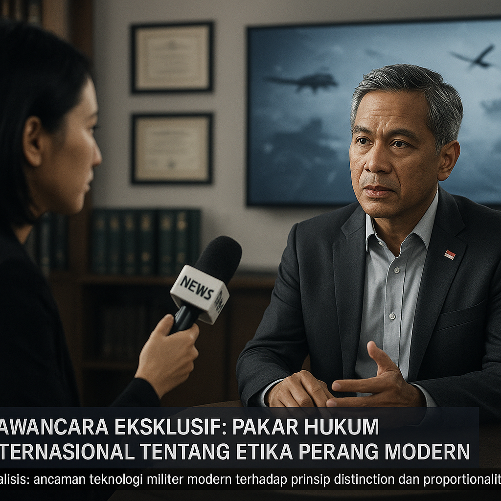 Wawancara Eksklusif dengan Pakar Hukum Internasional tentang Etika Perang Modern