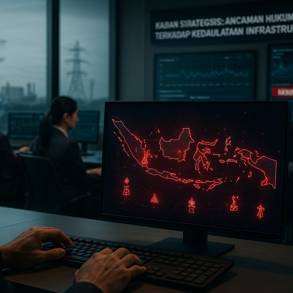 Kajian Strategis: Ancaman Hukum Siber terhadap Kedaulatan dan Infrastruktur Kritis Indonesia