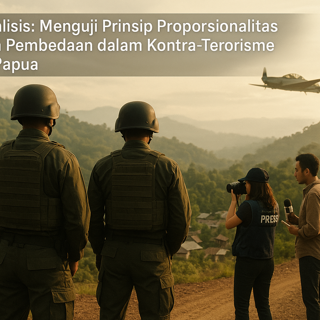 Analisis: Menguji Prinsip Proporsionalitas dan Pembedaan dalam Kontra-Terorisme di Papua