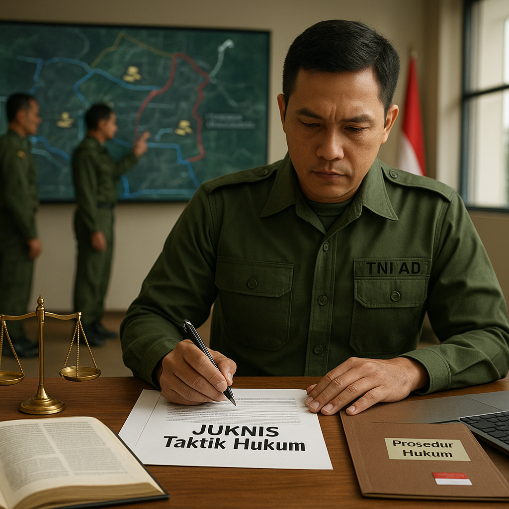 Juknis Taktik Hukum TNI AD: Ujian Integritas Hukum dalam Komando Operasional Militer