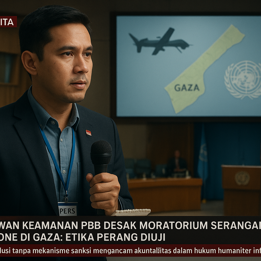 Dewan Keamanan PBB Desak Moratorium Serangan Drone di Gaza: Etika Perang Diuji
