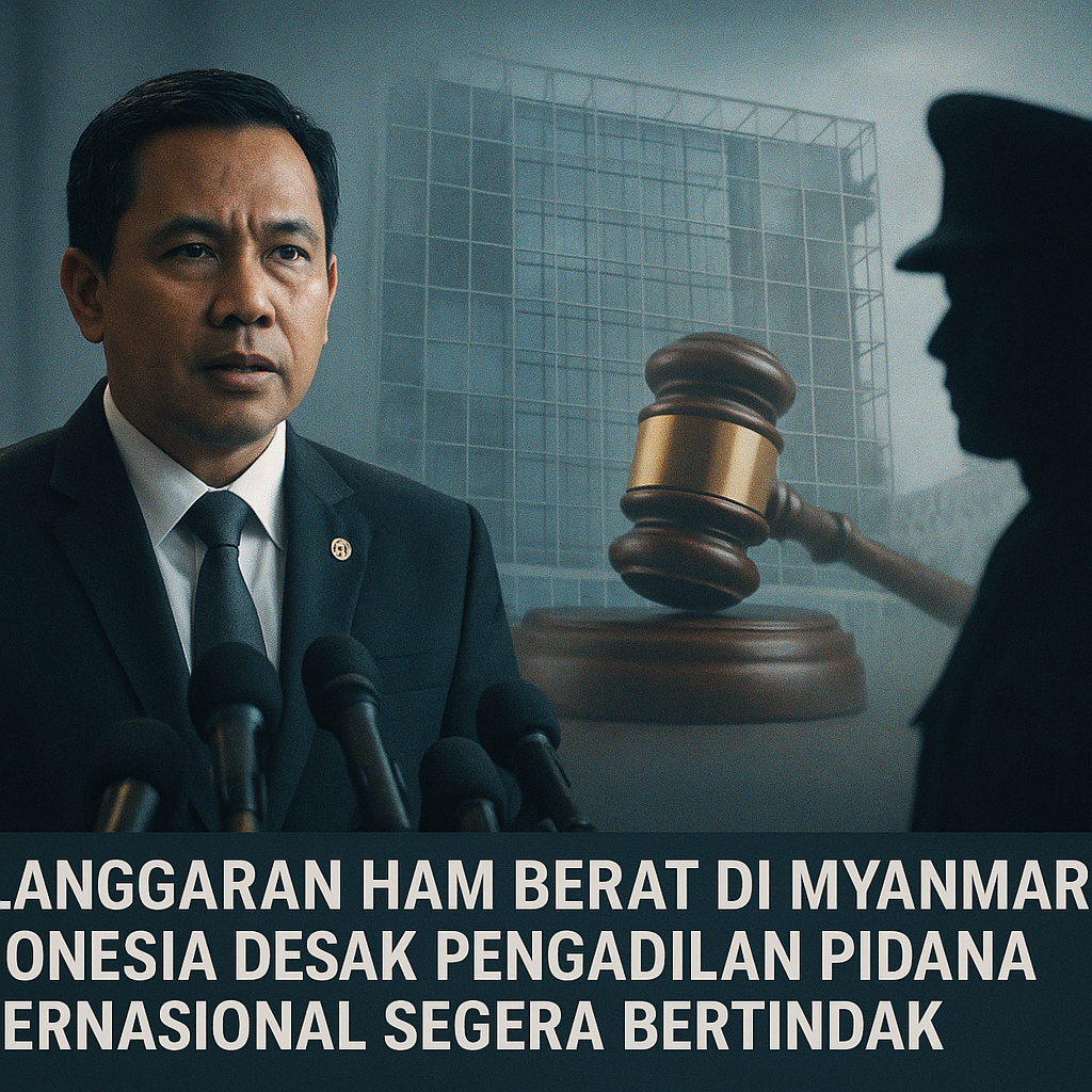 Pelanggaran HAM Berat di Myanmar: Indonesia Desak Pengadilan Pidana Internasional Segera Bertindak