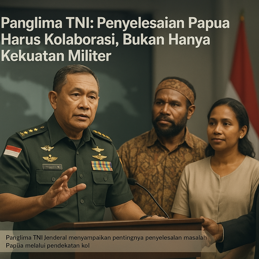 Panglima TNI: Penyelesaian Papua Harus Kolaborasi, Bukan Hanya Kekuatan Militer