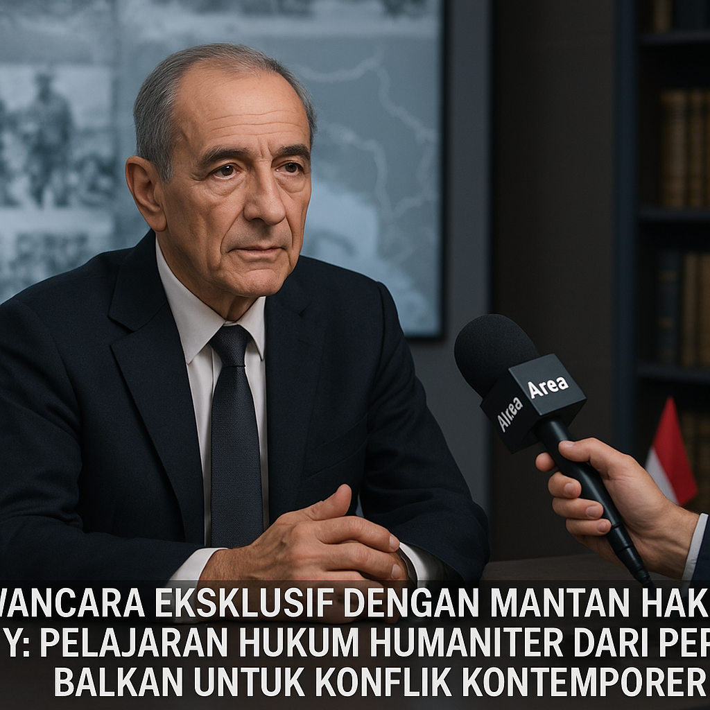 Wawancara Eksklusif dengan Mantan Hakim ICTY: Pelajaran Hukum Humaniter dari Perang Balkan untuk Konflik Kontemporer