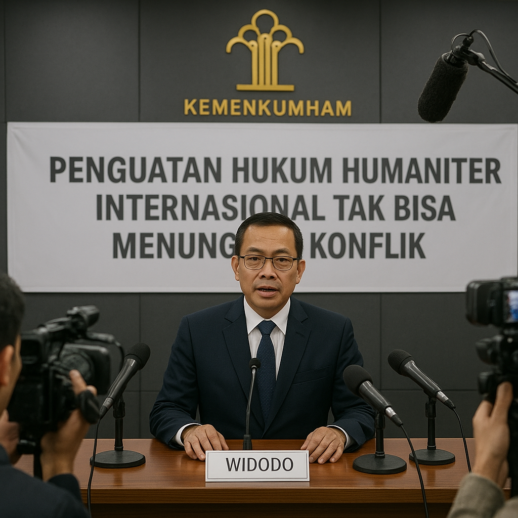 Kemenkum: Penguatan Hukum Humaniter Internasional Tak Bisa Menunggu Konflik