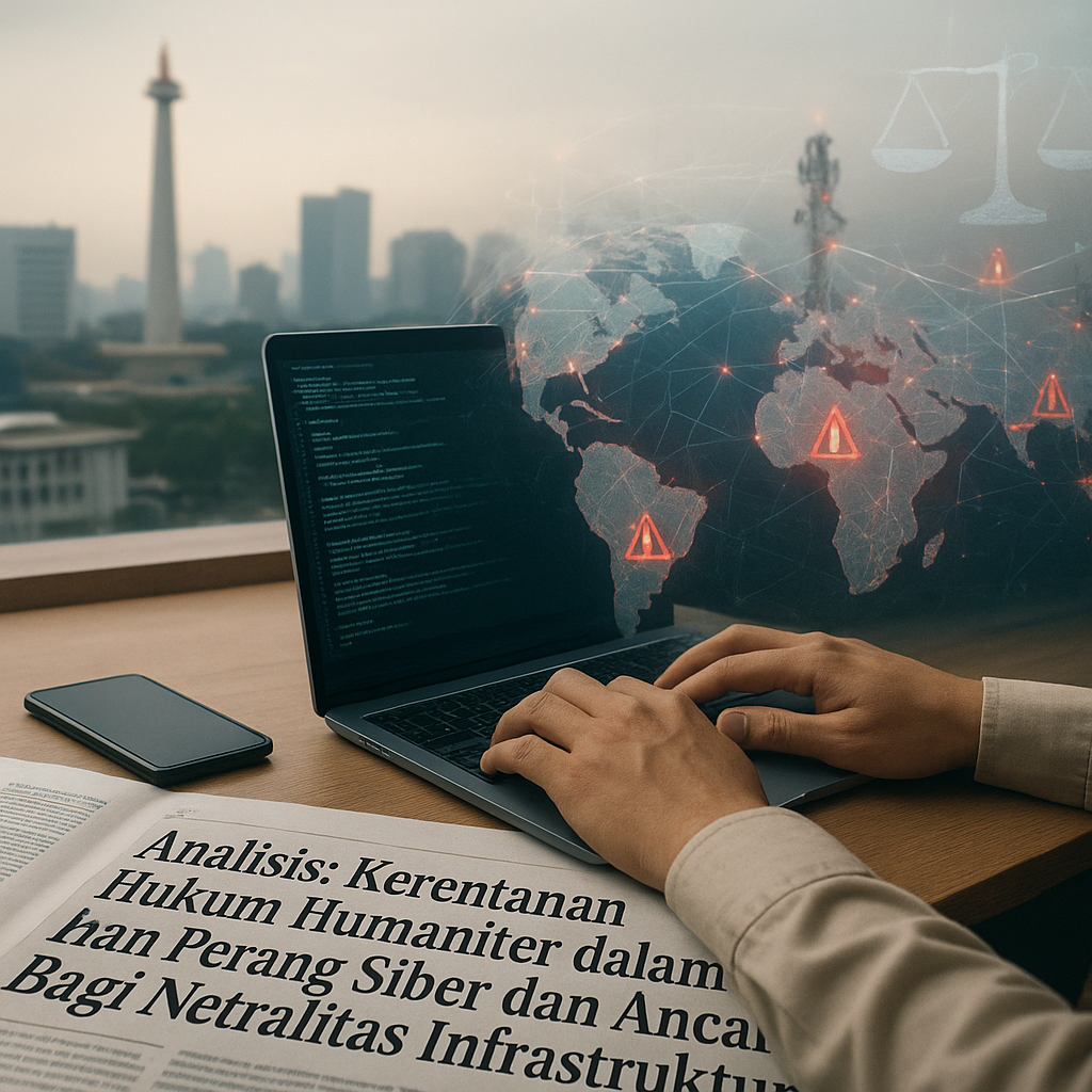 Analisis: Kerentanan Hukum Humaniter dalam Perang Siber dan Ancaman Bagi Netralitas Infrastruktur Sipil
