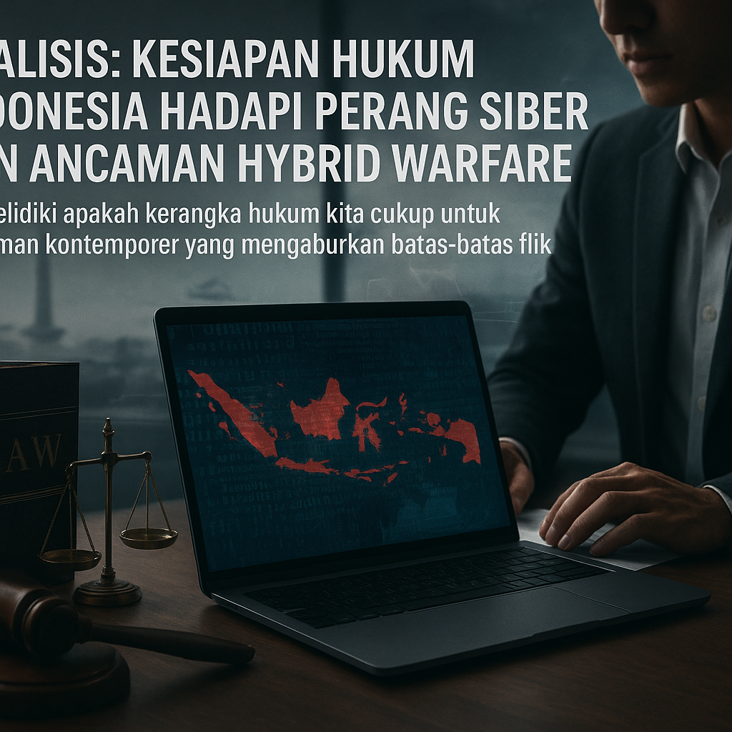 Analisis: Kesiapan Hukum Indonesia Hadapi Perang Siber dan Ancaman Hybrid Warfare