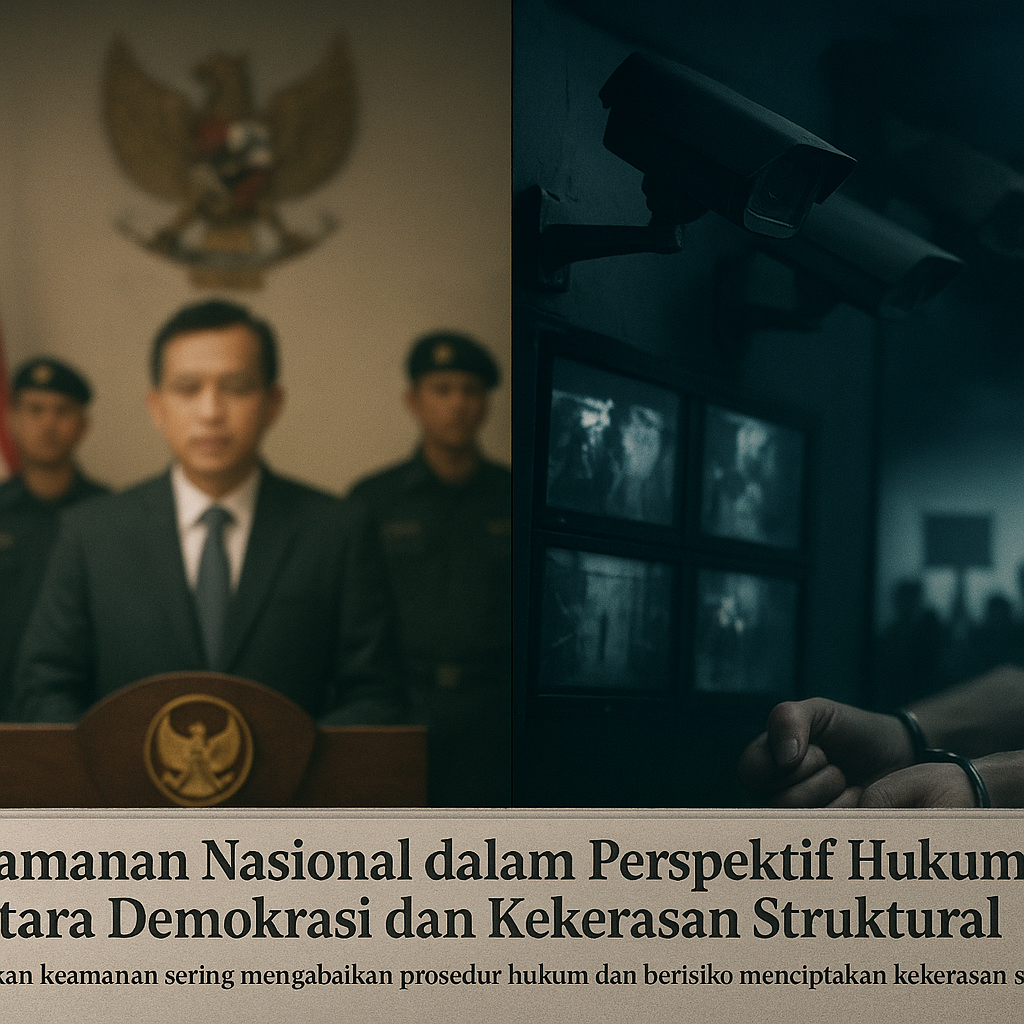 Keamanan Nasional dalam Perspektif Hukum: Antara Demokrasi dan Kekerasan Struktural