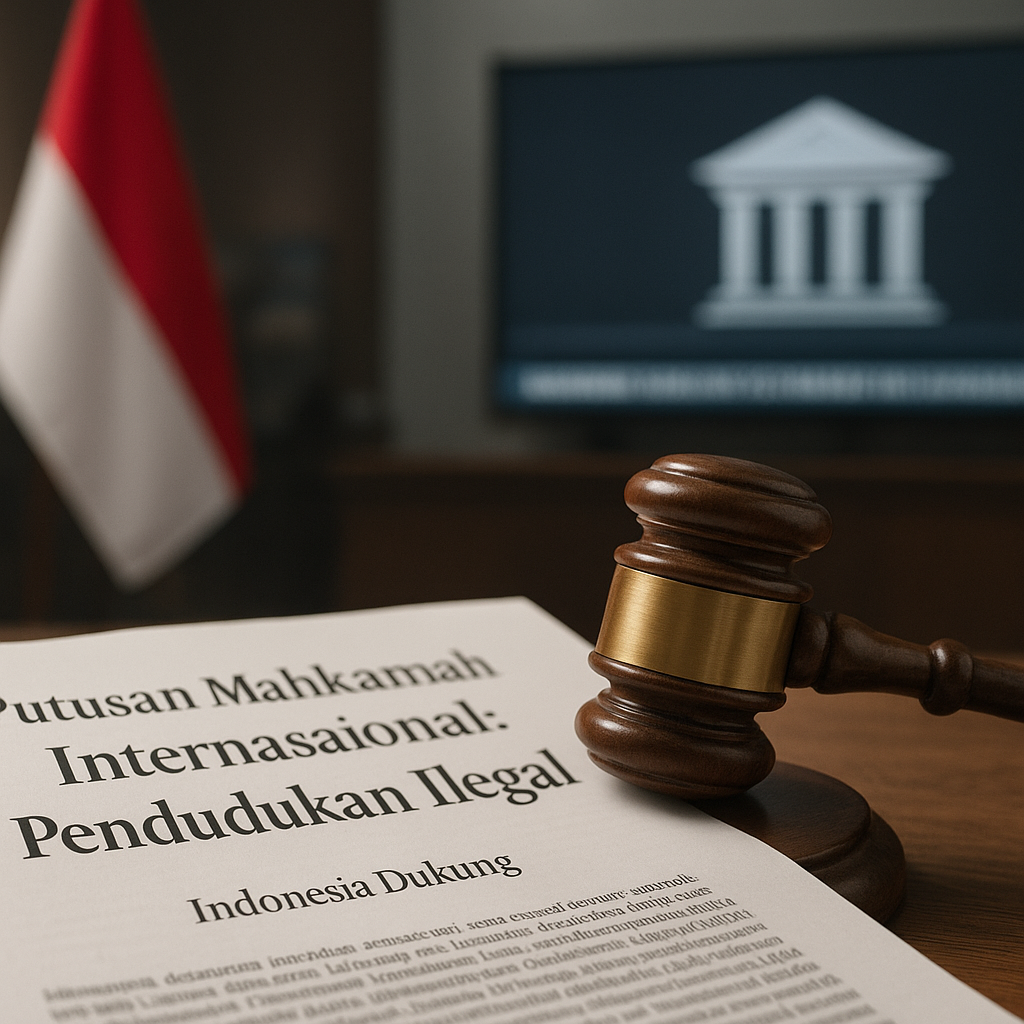 Indonesia Dukung Putusan Mahkamah Internasional tentang Pendudukan Ilegal