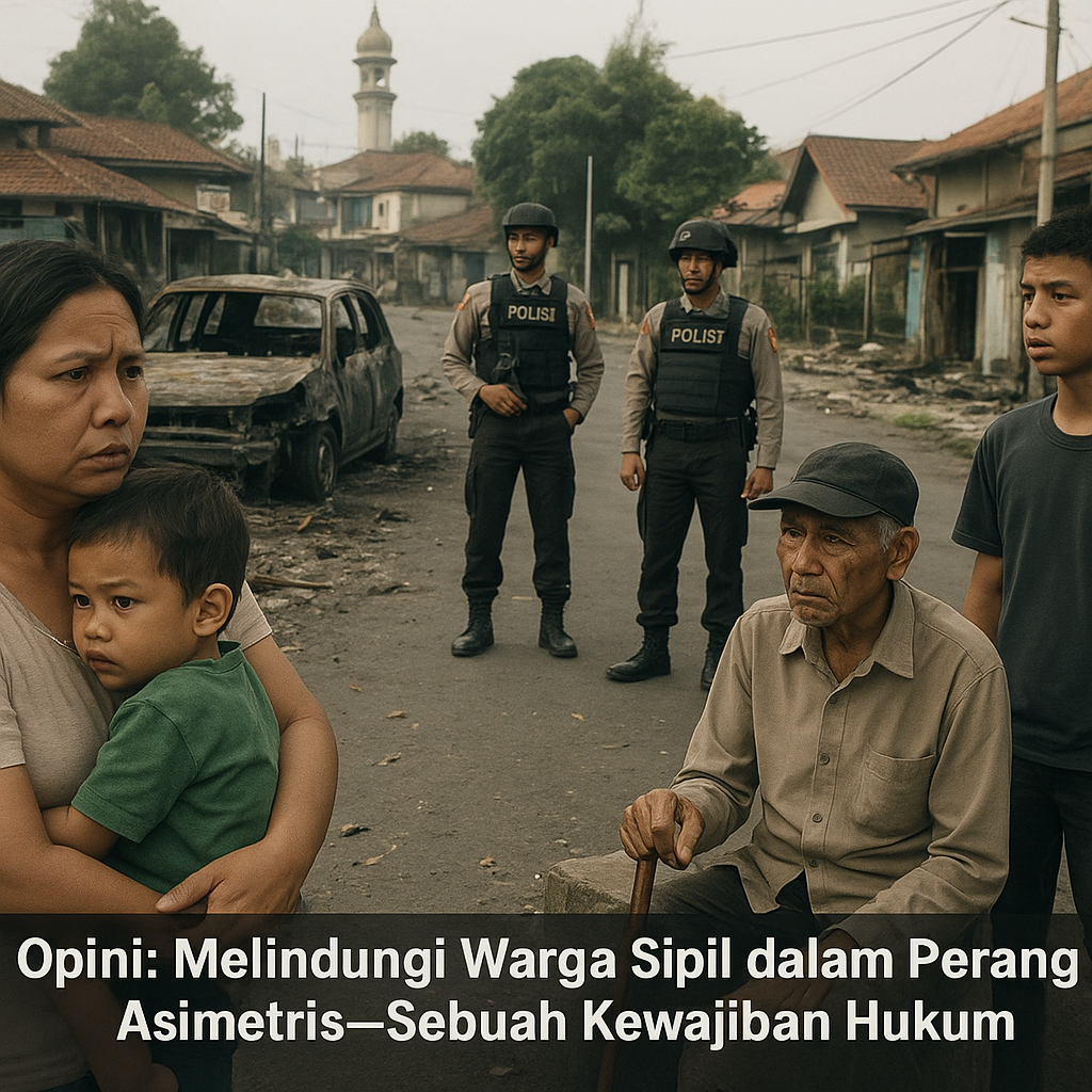 Opini: Melindungi Warga Sipil dalam Perang Asimetris—Sebuah Kewajiban Hukum