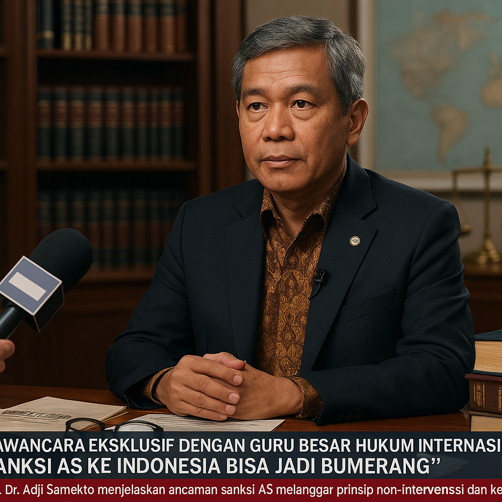 Wawancara Eksklusif dengan Guru Besar Hukum Internasional: 'Sanksi AS ke Indonesia Bisa Jadi Bumerang'