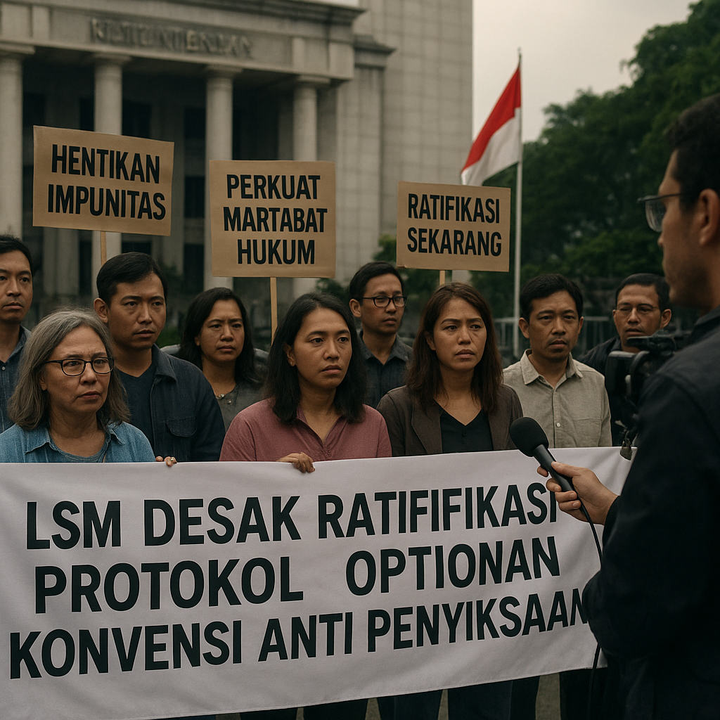 LSM Desak Ratifikasi Protokol Optional Konvensi Anti Penyiksaan untuk Perkuat Martabat Hukum