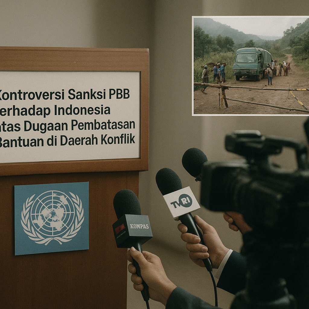 Kontroversi Sanksi PBB terhadap Indonesia atas Dugaan Pembatasan Bantuan di Daerah Konflik