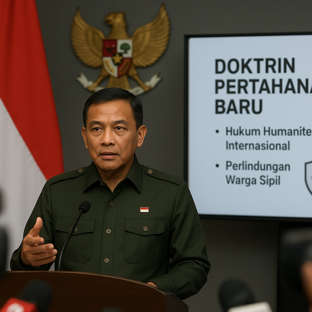 Menhan Jelaskan Doktrin Pertahanan Baru: Tegas tapi Hormati Hukum Humaniter