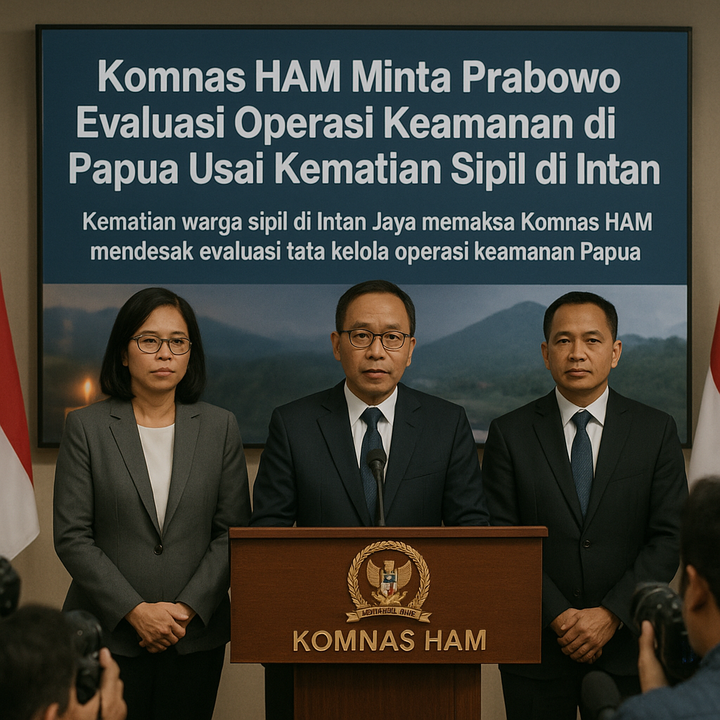 Komnas HAM Minta Prabowo Evaluasi Operasi Keamanan di Papua Usai Kematian Sipil di Intan Jaya
