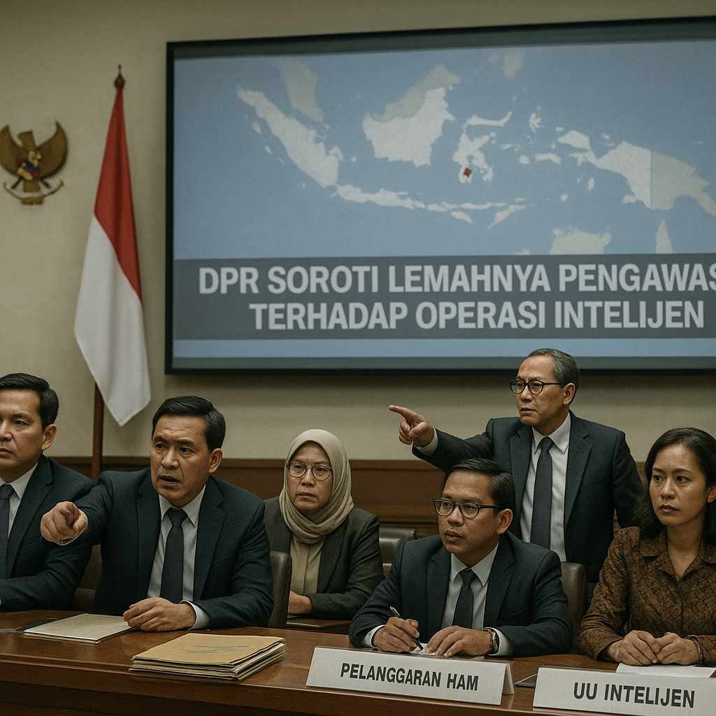 DPR Soroti Lemahnya Pengawasan Terhadap Operasi Intelijen yang Diduga Langgar HAM