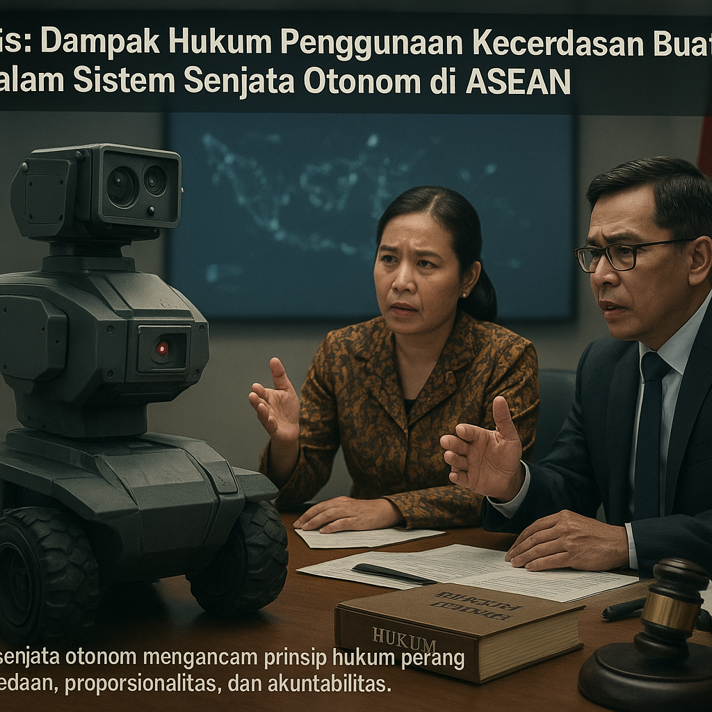 Analisis: Dampak Hukum Penggunaan Kecerdasan Buatan (AI) dalam Sistem Senjata Otonom di ASEAN