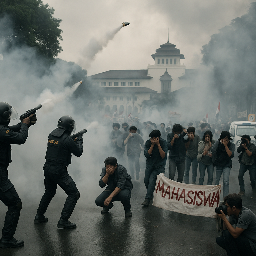 Komnas HAM Temukan Pelanggaran Prosedur dalam Pembubaran Demo Mahasiswa di Bandung: Aparat Abaikan Prinsip Proporsionalitas