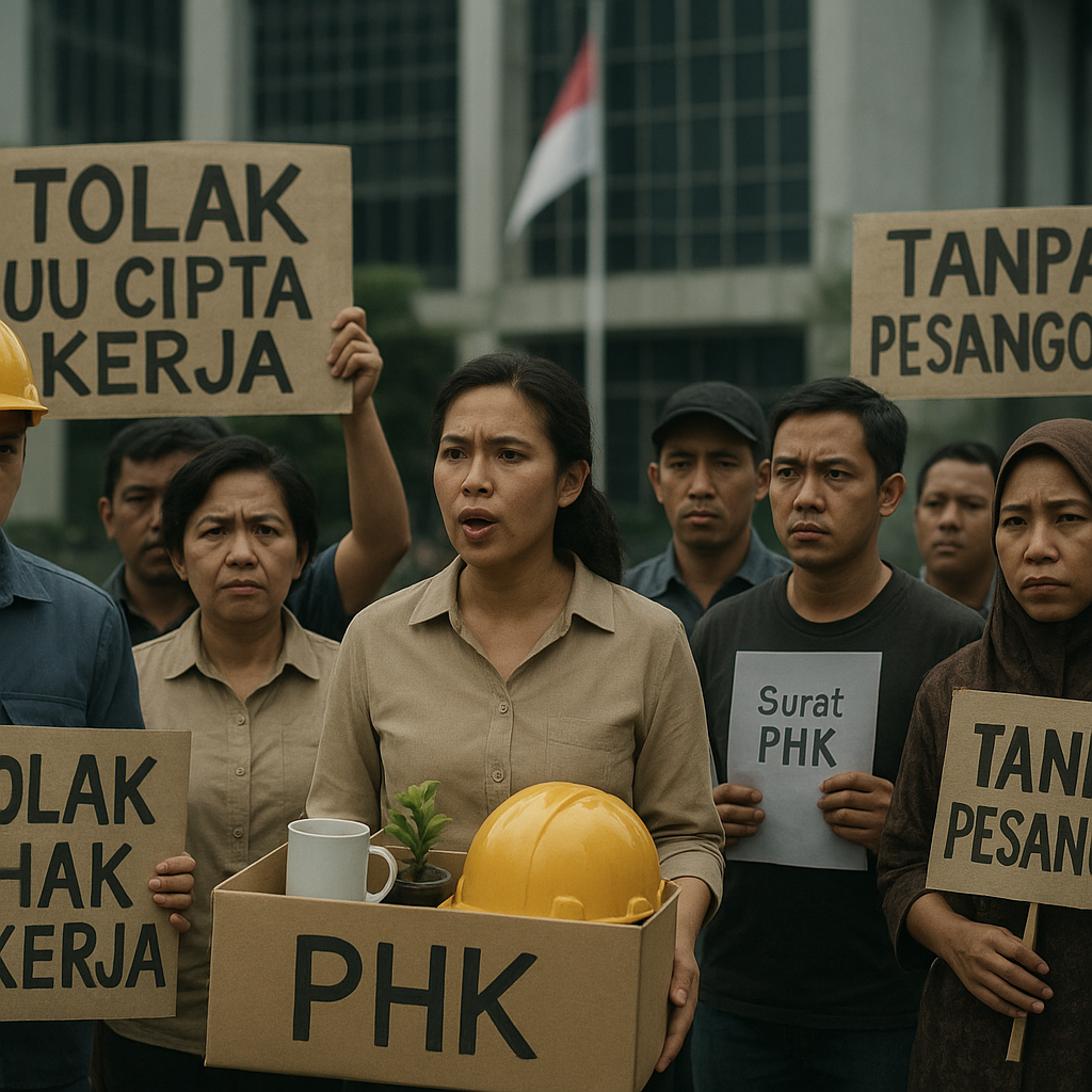 Kritik Terhadap UU Cipta Kerja: Dampak Penurunan Hak Pekerja dan Ancaman terhadap Martabat Hukum Perburuhan