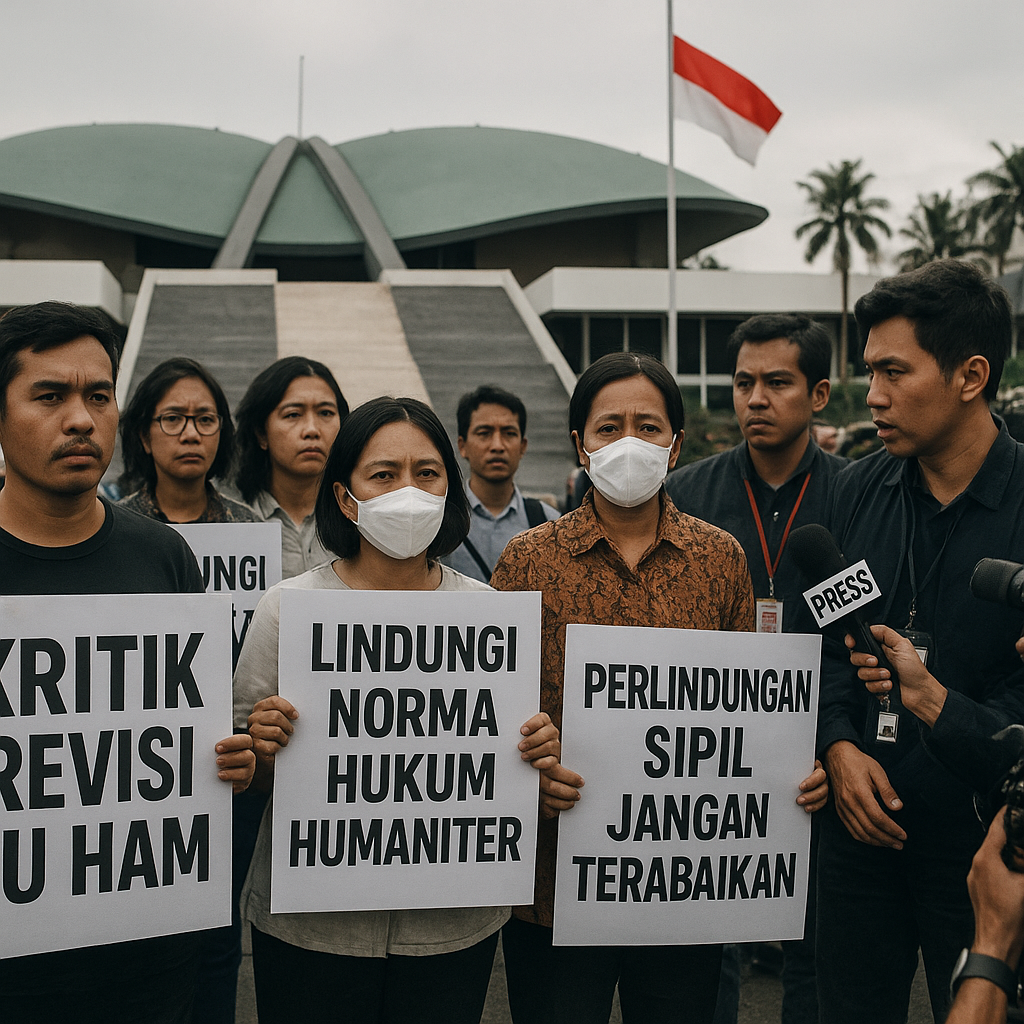 Kritik atas Revisi UU HAM: Norma Hukum Humaniter dan Perlindungan Sipil Terabaikan