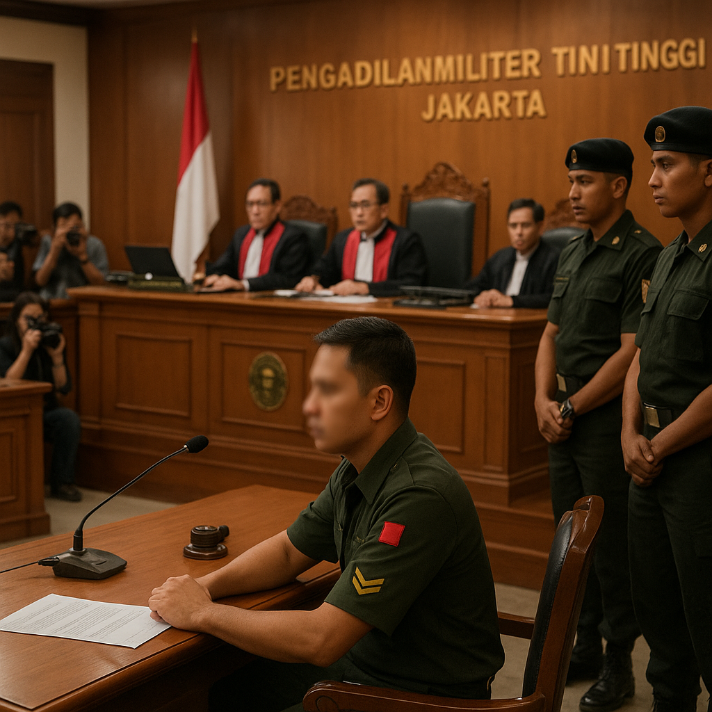 Pengadilan Militer Vonis Letnan Kolonel X karena Tembak Warga Sipil di Nusa Tenggara