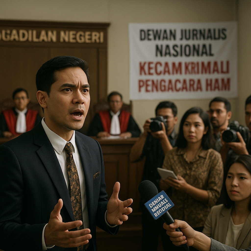 Dewan Jurnalis Kecam Kriminalisasi Pengacara HAM dalam Sidang Kasus Hukuman Mati