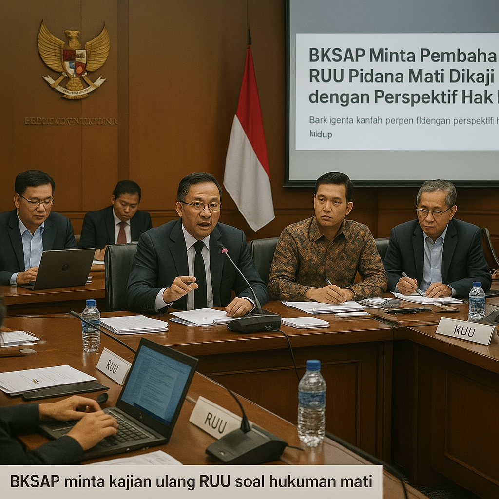 BKSAP Minta Pembahasan RUU Pidana Mati Dikaji Ulang dengan Perspektif Hak Hidup