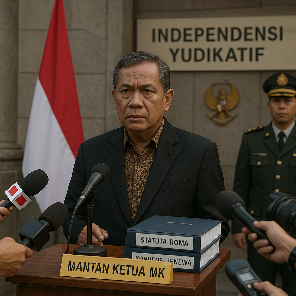 Eksklusif: Mantan Ketua MK Mempertanyakan Independensi Yudikatif dalam Kasus Hukum Perang