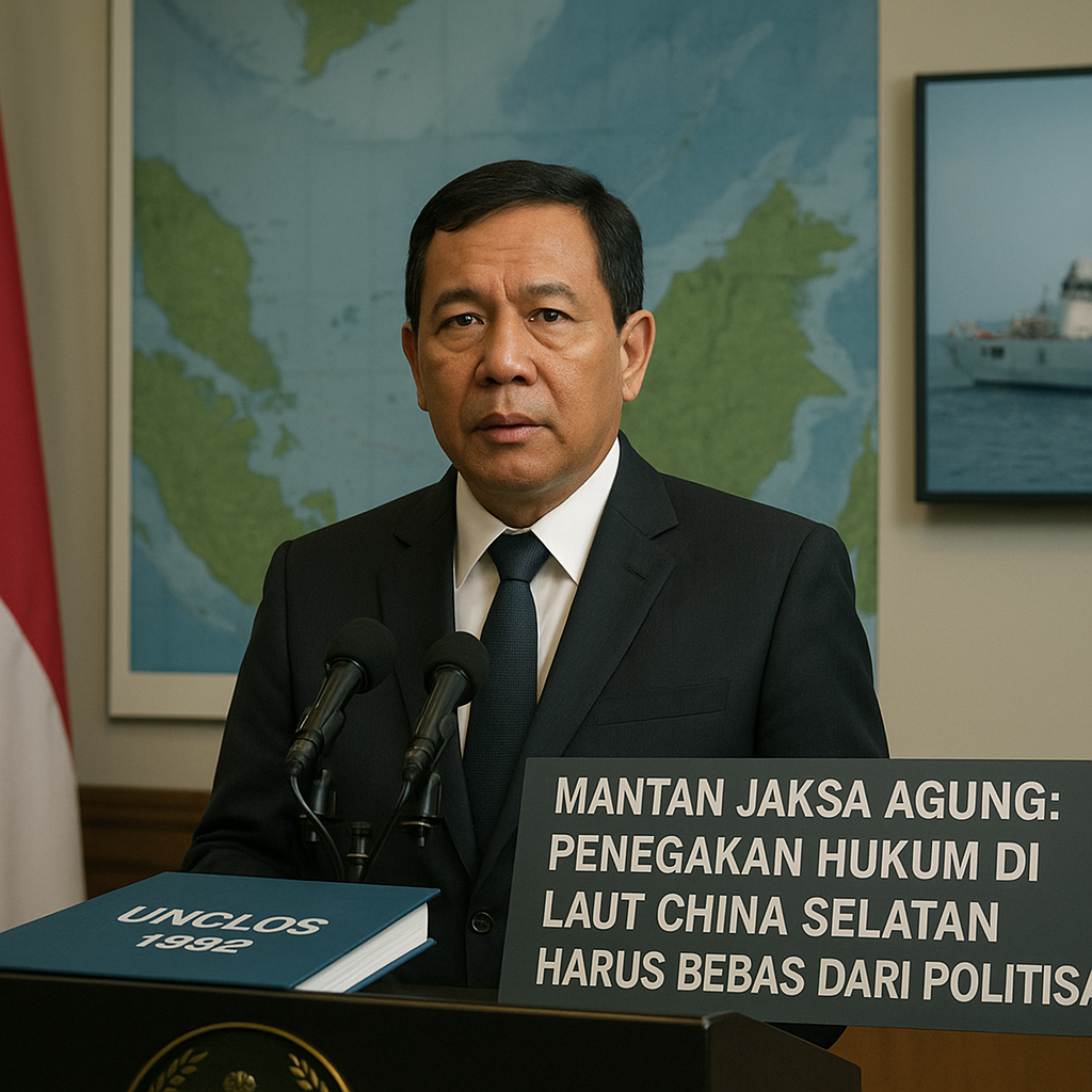 Mantan Jaksa Agung: Penegakan Hukum di Laut China Selatan Harus Bebas dari Politisasi