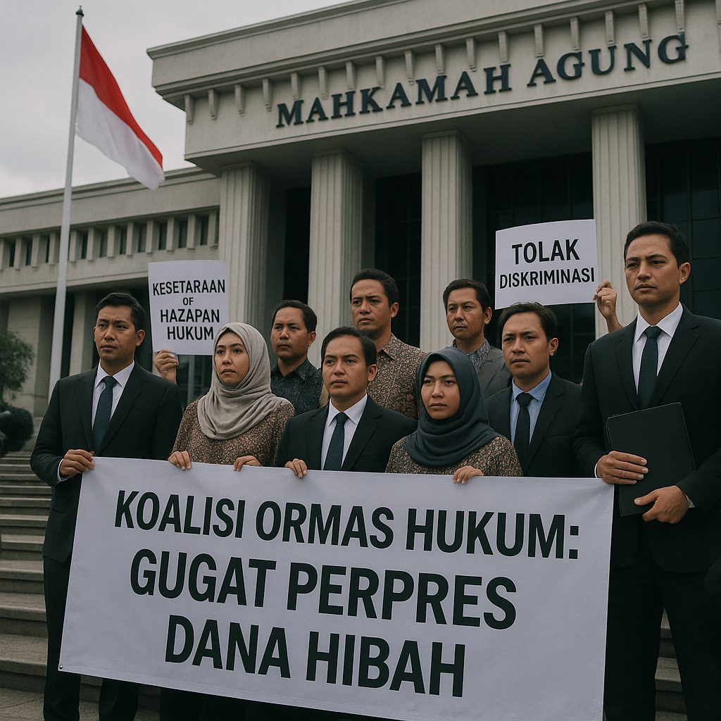 Koalisi Ormas Hukum Gugat Perpres Dana Hibah untuk Lembaga Keagamaan