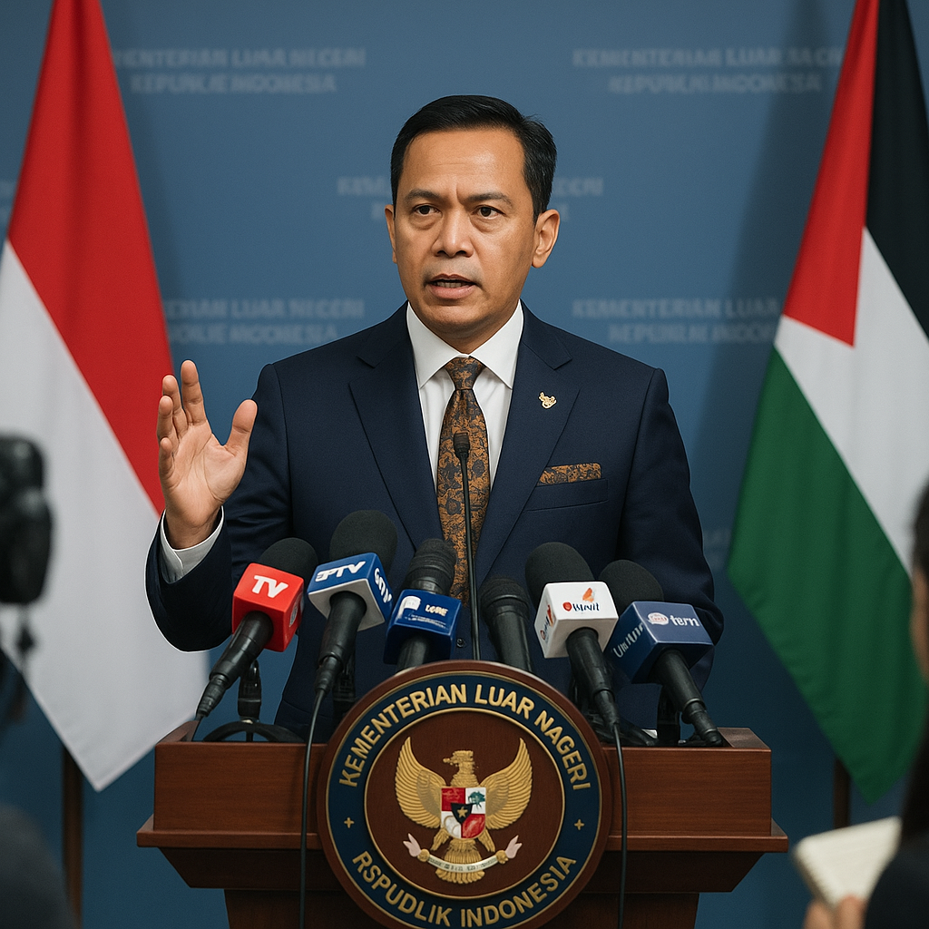 Menlu Tata Tegaskan Indonesia Bersama Rakyat Palestina Sampai Merdeka, Konstitusi Jadi Rujukan