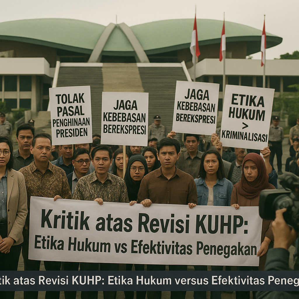Kritik atas Revisi KUHP: Etika Hukum versus Efektivitas Penegakan